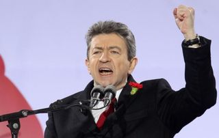 Mélenchon tribune